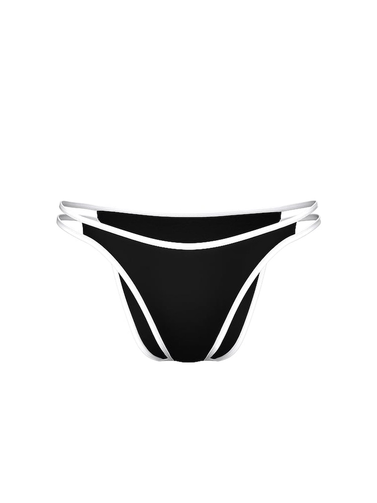 Victoria's Secret Black Cheeky Scuba Bikini Bottoms - Image 3 of 3