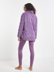 Simply Be Purple Pretty Secrets Cable Lounge Set - Image 3 of 4