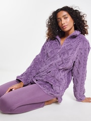 Simply Be Purple Pretty Secrets Cable Lounge Set - Image 4 of 4