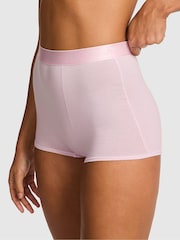 Victoria's Secret PINK Pink Tulip High Waist Cotton Logo Knickers - Image 1 of 2