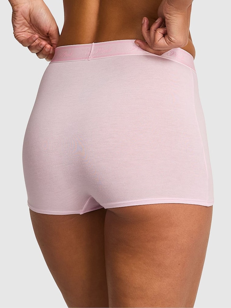 Victoria's Secret PINK Pink Tulip High Waist Cotton Logo Knickers - Image 2 of 2