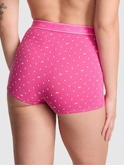Victoria's Secret PINK Pink Gossip Dot Short Cotton Logo Knickers - Image 2 of 2