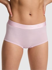 Victoria's Secret PINK Pink Tulip Short Cotton Logo Knickers - Image 1 of 3