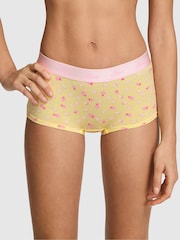 Victoria's Secret PINK Mellow Yellow Short Cotton Logo Knickers - Image 1 of 2