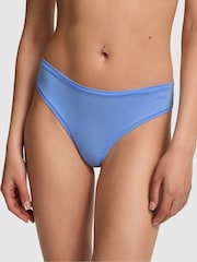 Victoria's Secret PINK Seascape Blue Cheeky Cotton Knickers - Image 1 of 2