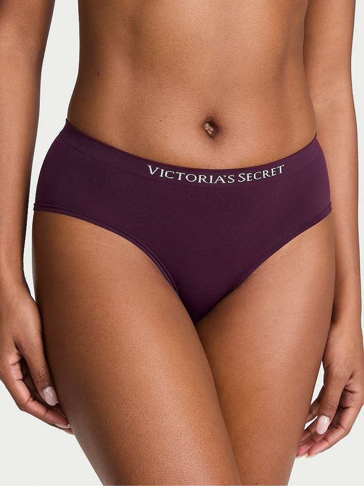 Victoria's Secret Winter Wine Red Hipster Knickers - Image 1 of 3 Victoria's Secret Winter Wine Red Hipster Knickers - Image 1 of 3