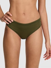 Victoria's Secret PINK Olive Green Cheeky Cotton Knickers - Image 1 of 2
