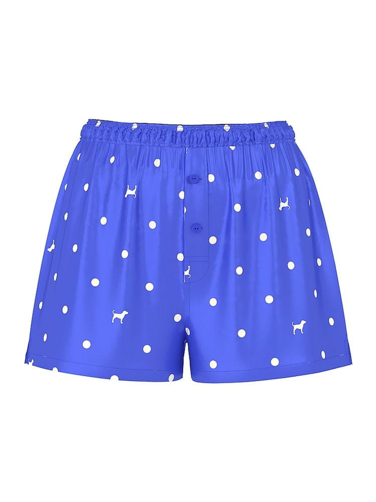 Victoria's Secret PINK Marine Blue Dots Short Pyjama Bottoms - Image 3 of 3