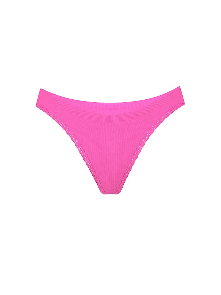 Victoria's Secret PINK Pink Gossip Thong Seamless Knickers - Image 3 of 3