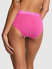 Victoria's Secret PINK Pink Gossip Dot Hipster Cotton Logo Knickers - Image 2 of 3
