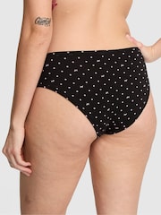 Victoria's Secret PINK Black Dog Print Cheeky Cotton Knickers - Image 2 of 3