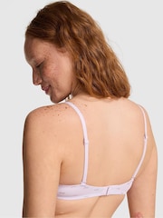 Victoria's Secret PINK Purple Whisper Logo Push Up Bra - Image 2 of 3