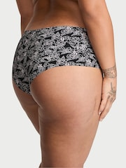 Victoria's Secret Black Sketch Floral Cheeky Knickers - Image 2 of 3