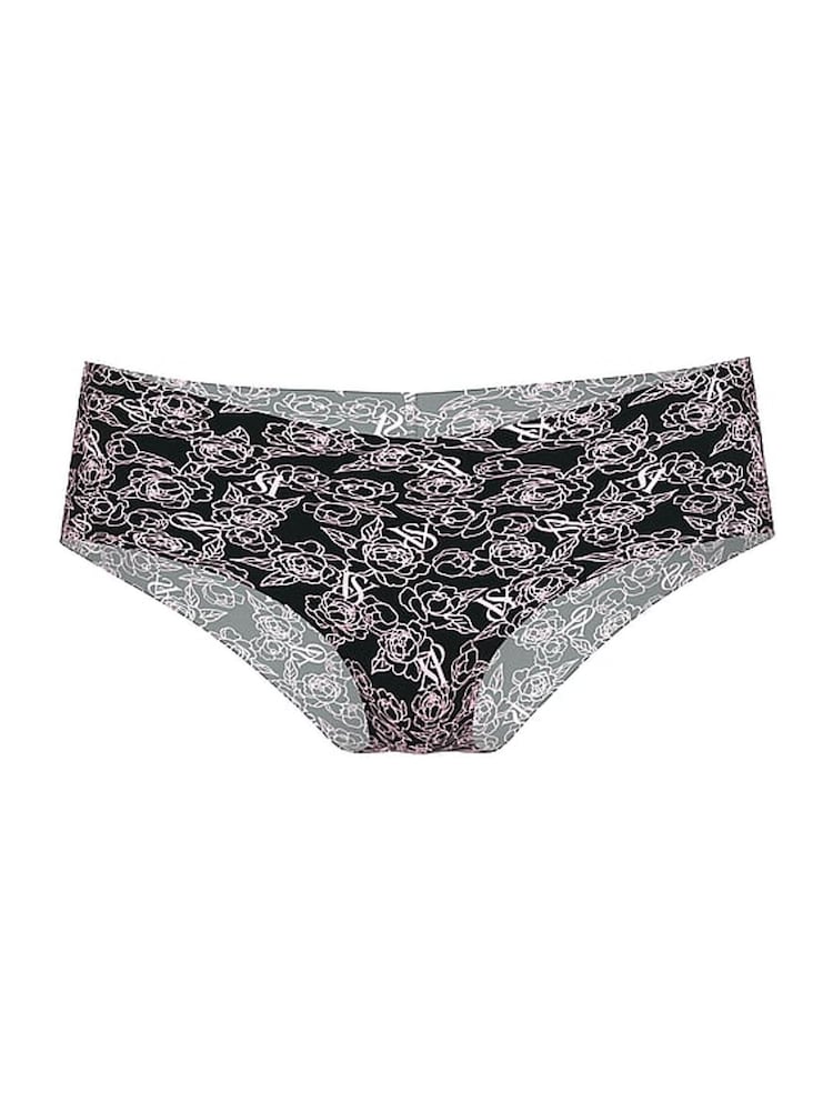 Victoria's Secret Black Sketch Floral Cheeky Knickers - Image 3 of 3 Victoria's Secret Black Sketch Floral Cheeky Knickers - Image 3 of 3
