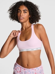 Victoria's Secret PINK Pink Tulip Racerback Scoop Low Impact Bralette - Image 1 of 2