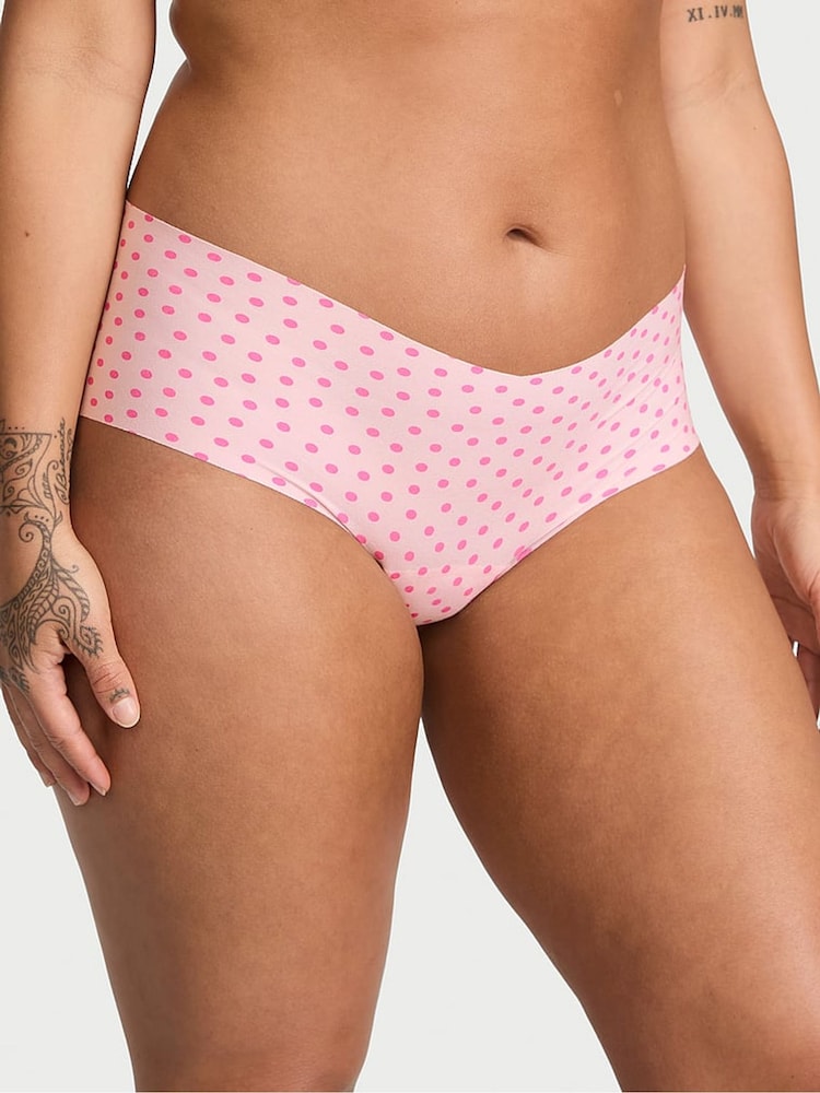 Victoria's Secret Purest Pink Dot Cheeky Knickers - Image 1 of 3