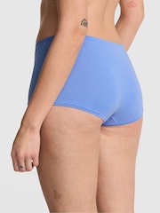 Victoria's Secret PINK Seascape Blue Cotton Boyshort Knickers - Image 2 of 2