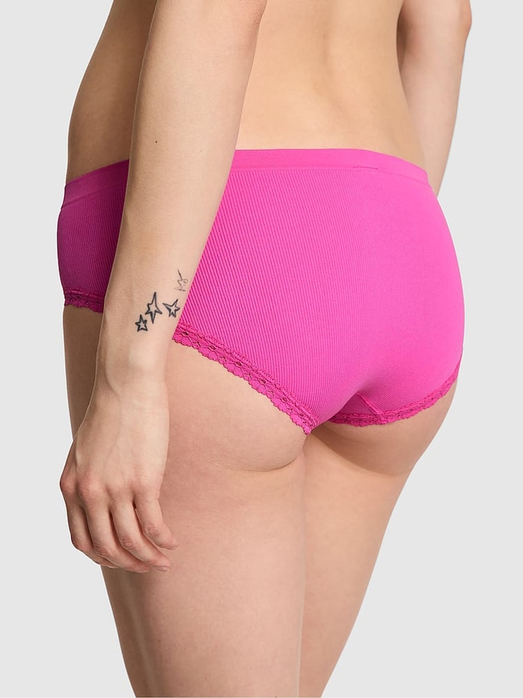 Victoria's Secret PINK Pink Gossip Hipster Seamless Knickers - Image 2 of 3