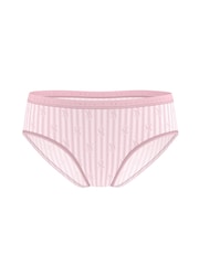 Victoria's Secret Pretty Blossom Lock Up Pink Stripe Hipster Knickers - Image 3 of 3
