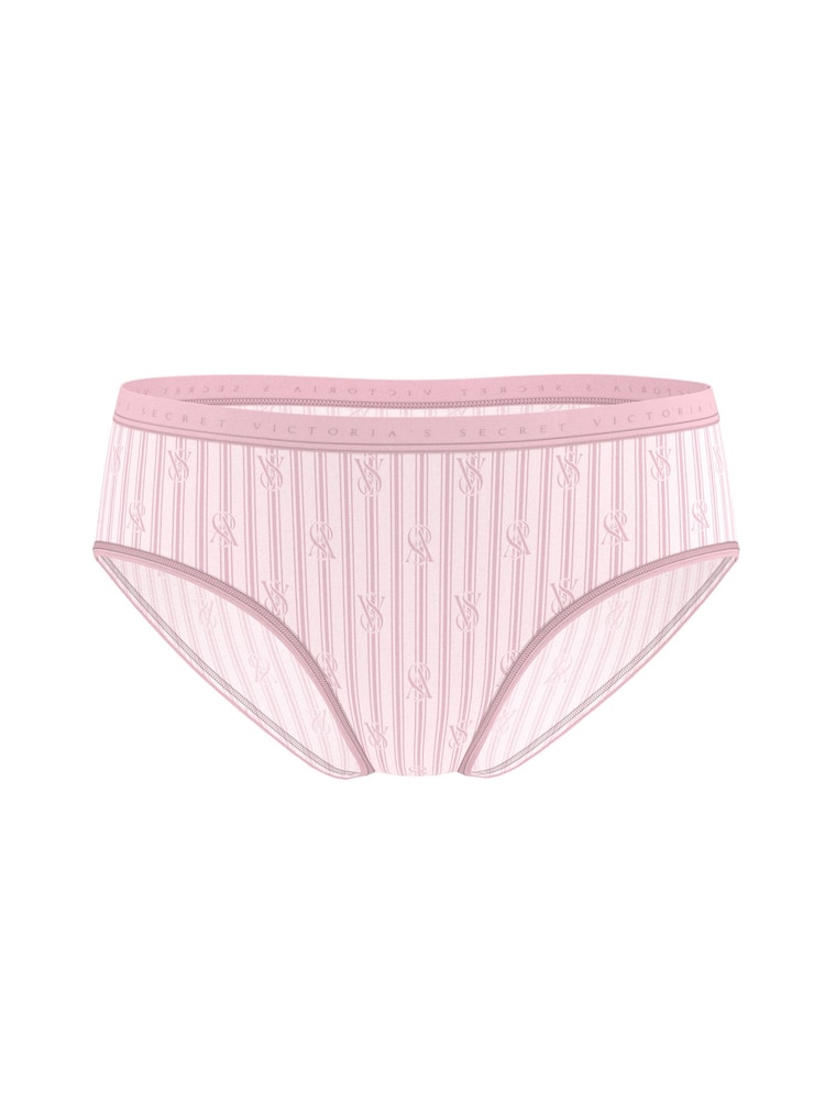 Victoria's Secret Pretty Blossom Lock Up Pink Stripe Hipster Knickers - Image 3 of 3