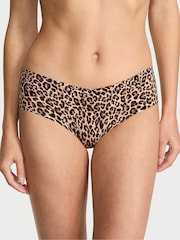 Victoria's Secret Leopard Brown Cheeky Knickers - Image 1 of 3