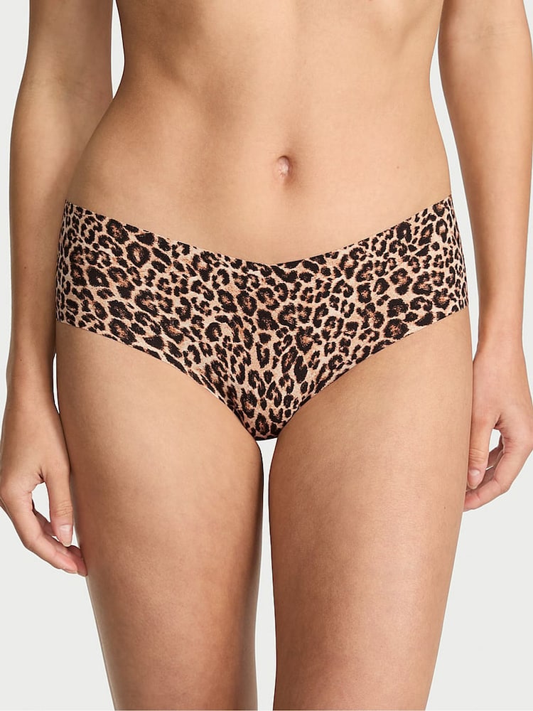 Victoria's Secret Leopard Brown Cheeky Knickers - Image 1 of 3