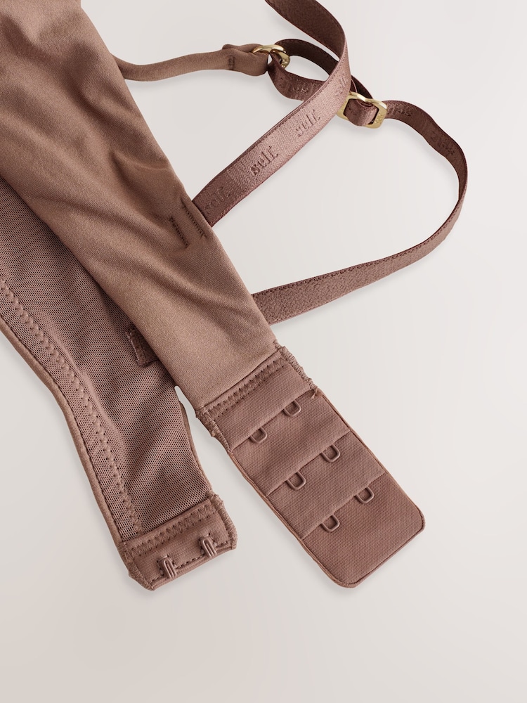self. Mocha Nude T Shirt Bra - Image 10 of 10