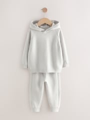 Light Grey Knitted Hoodie and Leggings Set (3mths-7yrs) - Image 1 of 5