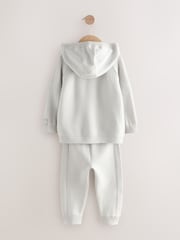 Light Grey Knitted Hoodie and Leggings Set (3mths-7yrs) - Image 2 of 5