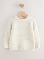 Ecru White Knitted Jumper (3mths-7yrs) - Image 4 of 7
