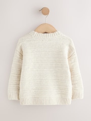 Ecru White Knitted Jumper (3mths-7yrs) - Image 5 of 7