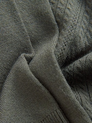 Dark Green Cable Knit Polo Shirt (3mths-7yrs) - Image 4 of 4