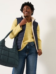 أزرق داكن - FatFace Reversible Gilet - صورة 4 من 7