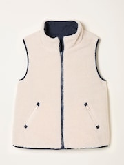 أزرق داكن - FatFace Reversible Gilet - صورة 7 من 7
