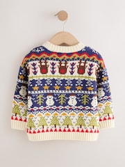 Multi Knitted Christmas Jumper (3mths-7yrs) - Image 6 of 8