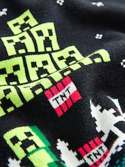 Black Minecraft Christmas Jumper (3-16yrs) - Image 3 of 4