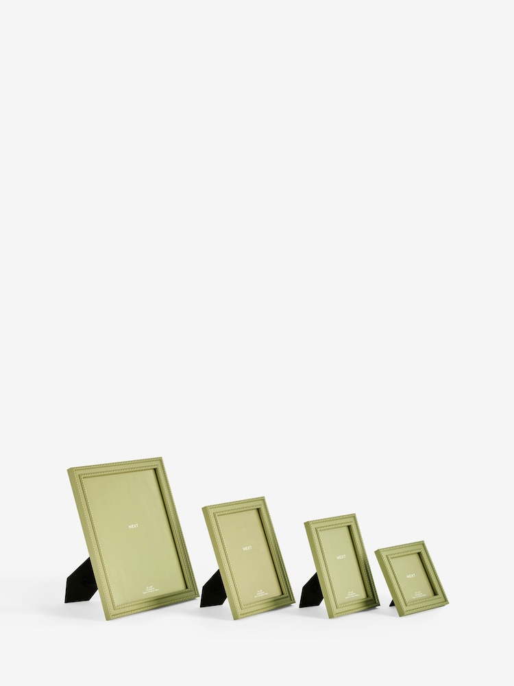Set of 2 Green Bobbin Photo Frames - Image 1 of 6
