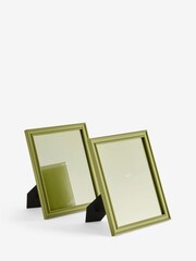 Set of 2 Green Bobbin Photo Frames - Image 2 of 6