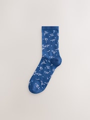 Blue Trainer Socks 5 Pack - Image 2 of 8