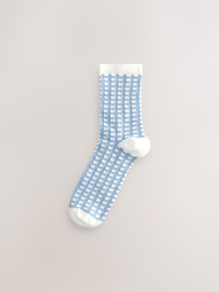 Blue Trainer Socks 5 Pack - Image 3 of 8