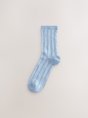 Blue Trainer Socks 5 Pack - Image 5 of 8