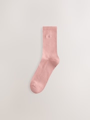 self. Mauve/Grey/Cream 3 Pack Cushion Sole Lounge Ankle Socks 3 Pack - Image 2 of 6