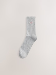 self. Mauve/Grey/Cream 3 Pack Cushion Sole Lounge Ankle Socks 3 Pack - Image 4 of 6