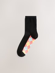 Argyle Footbed - حزمة من 5 جوارب بطول الكاحل بوسادة للقدم - صورة 3 من 7