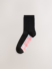 Argyle Footbed - حزمة من 5 جوارب بطول الكاحل بوسادة للقدم - صورة 4 من 7