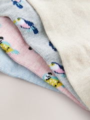 Tropical Slogan Ankle Socks 4 Pack - Image 7 of 7