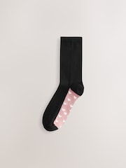 Pretty Hearts Footbed Ankle Socks 5 Pack - Image 5 of 8