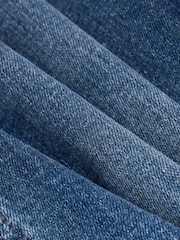 Blue Mid Relaxed Fit Vintage Wash Denim Jeans - Image 2 of 6