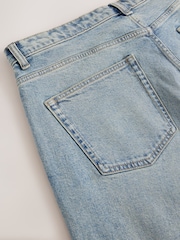 Blue Light Tint Baggy Fit Vintage Wash Denim Jeans - Image 10 of 11