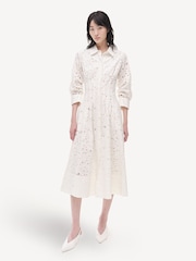 Simkhai White Jazz Shirt Midi Dress - Image 3 of 3